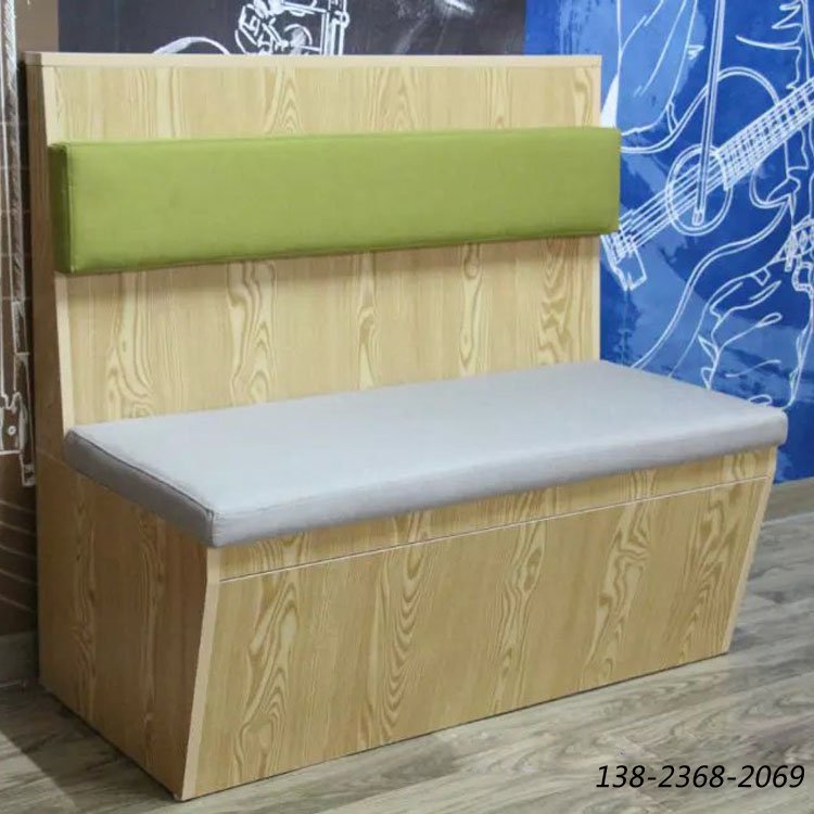 快餐店沙發(fā)，定做卡座廠家，眾美德生產(chǎn)沙發(fā)